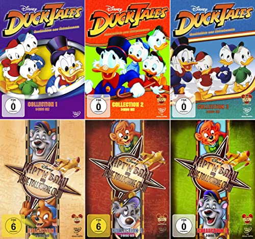 Ducktales: Geschichten aus Entenhausen + Käpt'n Balu und seine tollkühne Crew [6-Boxen / 18-DVD] von DVD