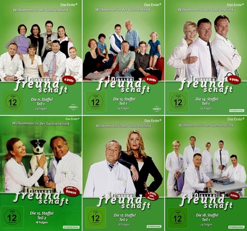 In aller Freundschaft - Die komplette Staffel 11.1 + 13.1 + 14.1 + 15.2 + 17.2 + 18.1 (6-Boxen | 34-DVD) von DVD