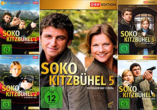 SOKO Kitzbühel 1 - 5 (Folgen 01 - 50) [10-DVD] von DVD