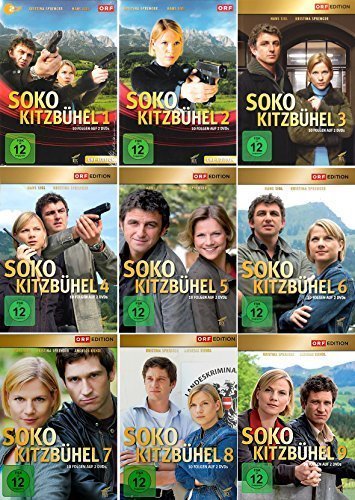 SOKO Kitzbühel 1 - 9 (Folgen 01 - 90) [9-Boxen / 18-DVD] von DVD