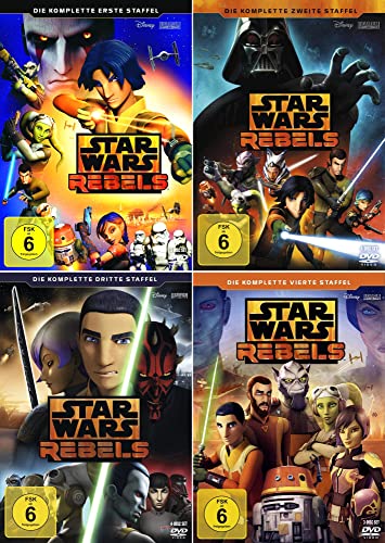 Star Wars - Rebels: Die komplette 1.-4. Staffel (1+2+3+4) Die komplette Serie [14-DVD] von DVD