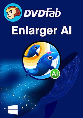 DVDFab Enlarger AI - 1 Jahr / 1 Gerät für PC Aktivierungscode per Email von DVDFAB