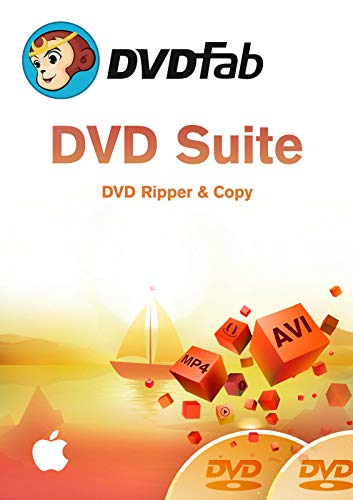 DVD Suite ( DVD Copy + Ripper ) MAC -Lebenslange Lizenz (Product Keycard ohne Datenträger) von DVDFab