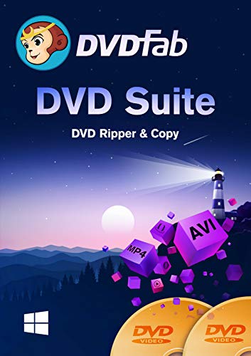 DVD Suite ( DVD Copy + Ripper ) Windows-Lebenslange Lizenz (Product Keycard ohne Datenträger) von DVDFab