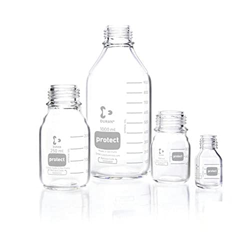 DWK Life Sciences SD-0853 Duran Protect Kunststoffummantelt Borosilikat Glas 3.3 Laborflasche, Ohne Polypropylen Schraubverschluss und Ausgießring, GL 45 Gewindegröße, 15000ml Nominale Kapazität DWK Life Sciences SD-0853 Duran Protect Kunststoffummantelt Borosilikat Glas 3.3 Laborflasche, Ohne Polypropylen Schraubverschluss und Ausgießring, GL 45 Gewindegröße, 15000ml Nominale Kapazität von DWK Life Sciences