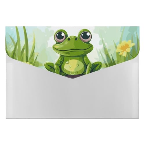 Aktenordner Frosch im Teich, langlebig, mit 6 Fächern, Ordner für Aktenschrank, Büro, Lebenslauf-Portfolio Aktenordner Frosch im Teich, langlebig, mit 6 Fächern, Ordner für Aktenschrank, Büro, Lebenslauf-Portfolio von DWTJKMS