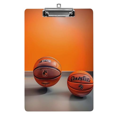 Basketball-Klemmbrett aus Acryl, niedlich, modisch, dekorativ, 31,8 x 21,6 cm, Standard-A4-Größe, Acryl-Clip für Klassenzimmer, Lehrer, Bürobedarf Basketball-Klemmbrett aus Acryl, niedlich, modisch, dekorativ, 31,8 x 21,6 cm, Standard-A4-Größe, Acryl-Clip für Klassenzimmer, Lehrer, Bürobedarf von DWTJKMS