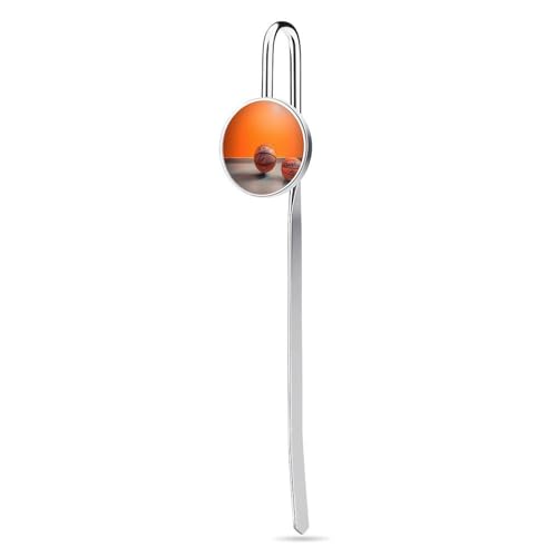 Basketball-Lesezeichen aus Metall, Orange, einzigartige Geschenke, Lesezeichen, Haarnadel, Haken, Leser, für Buchliebhaber, Schriftsteller, Leser, Männer, Frauen Basketball-Lesezeichen aus Metall, Orange, einzigartige Geschenke, Lesezeichen, Haarnadel, Haken, Leser, für Buchliebhaber, Schriftsteller, Leser, Männer, Frauen von DWTJKMS