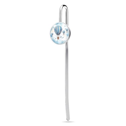 Blaue Heißluftballon-Metall-Lesezeichen, einzigartige Geschenke, Lesezeichen, Haarnadel-Haken, Lesen Sie Lesezeichen für Buchliebhaber, Schriftsteller, Leser, Männer, Frauen Blaue Heißluftballon-Metall-Lesezeichen, einzigartige Geschenke, Lesezeichen, Haarnadel-Haken, Lesen Sie Lesezeichen für Buchliebhaber, Schriftsteller, Leser, Männer, Frauen von DWTJKMS
