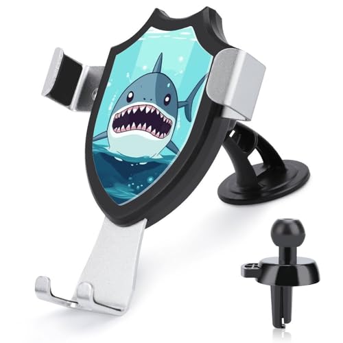 DWTJKMS Auto-Handyhalterung mit Cartoon-Hai, schwimmend im Wasser, Lüftungsschlitz, universal, passend für alle Smartphones und Automodelle, Schwarz DWTJKMS Auto-Handyhalterung mit Cartoon-Hai, schwimmend im Wasser, Lüftungsschlitz, universal, passend für alle Smartphones und Automodelle, Schwarz von DWTJKMS