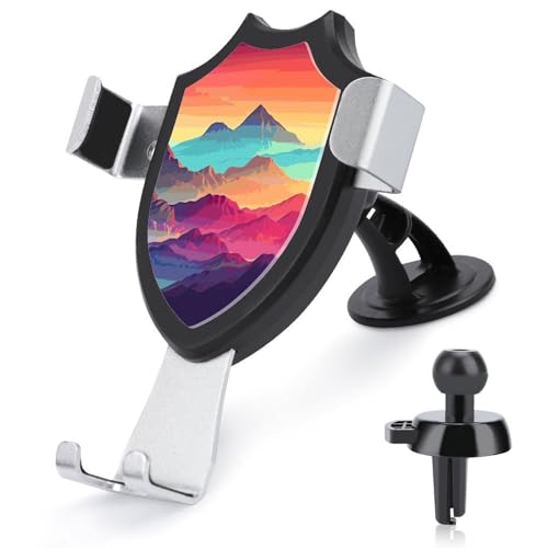 DWTJKMS Color Mountain KFZ-Handyhalterung mit Farbverlauf, für Lüftungsschlitze, universal, passend für alle Smartphones und Automodelle, Schwarz DWTJKMS Color Mountain KFZ-Handyhalterung mit Farbverlauf, für Lüftungsschlitze, universal, passend für alle Smartphones und Automodelle, Schwarz von DWTJKMS