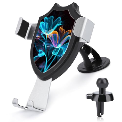 DWTJKMS Handy-Halterung für Lüftungsschlitze, Neonblumen, universal, passend für alle Smartphones und Automodelle, Schwarz DWTJKMS Handy-Halterung für Lüftungsschlitze, Neonblumen, universal, passend für alle Smartphones und Automodelle, Schwarz von DWTJKMS