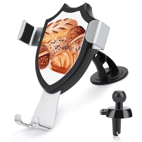 DWTJKMS Handy-Halterung für Lüftungsschlitze, mit lackiertem Brot, universal, passend für alle Smartphones und Automodelle, Schwarz DWTJKMS Handy-Halterung für Lüftungsschlitze, mit lackiertem Brot, universal, passend für alle Smartphones und Automodelle, Schwarz von DWTJKMS