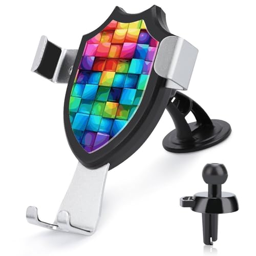 DWTJKMS Handy-Halterung für Lüftungsschlitze, universal, passend für alle Smartphones und Automodelle, Regenbogenfarben, kariert, Schwarz DWTJKMS Handy-Halterung für Lüftungsschlitze, universal, passend für alle Smartphones und Automodelle, Regenbogenfarben, kariert, Schwarz von DWTJKMS