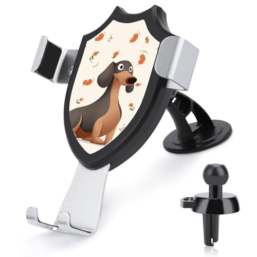 DWTJKMS "I Love My Dog Dachshunds"-Handyhalterung für Lüftungsschlitze, universal, passend für alle Smartphones und Automodelle, Schwarz DWTJKMS "I Love My Dog Dachshunds"-Handyhalterung für Lüftungsschlitze, universal, passend für alle Smartphones und Automodelle, Schwarz von DWTJKMS