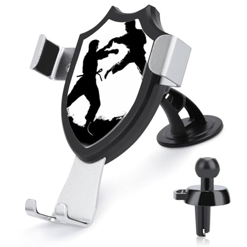 DWTJKMS Kickboxing KFZ-Handyhalterung für Lüftungsschlitze, universell, passend für alle Smartphones und Automodelle, Schwarz DWTJKMS Kickboxing KFZ-Handyhalterung für Lüftungsschlitze, universell, passend für alle Smartphones und Automodelle, Schwarz von DWTJKMS