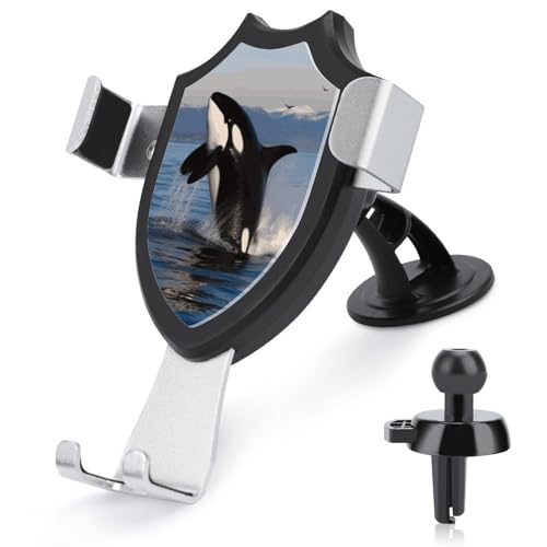 DWTJKMS Killer Whale KFZ-Handyhalterung für Lüftungsschlitze, universell, passend für alle Smartphones und Automodelle, Schwarz DWTJKMS Killer Whale KFZ-Handyhalterung für Lüftungsschlitze, universell, passend für alle Smartphones und Automodelle, Schwarz von DWTJKMS