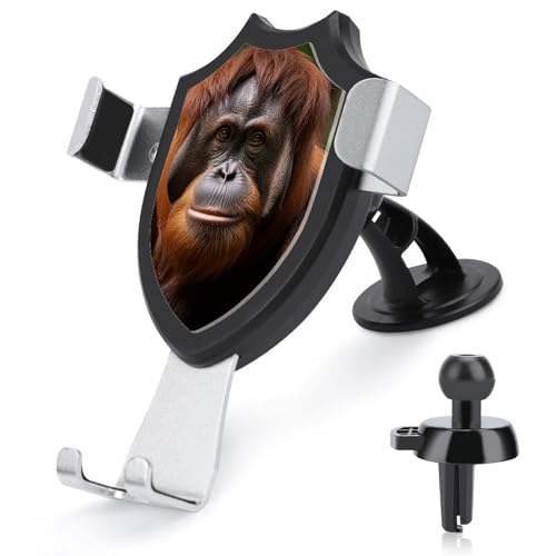 DWTJKMS Orang-Utan Kfz-Handyhalterung für Lüftungsschlitze, universell, passend für alle Smartphones und Automodelle, Schwarz DWTJKMS Orang-Utan Kfz-Handyhalterung für Lüftungsschlitze, universell, passend für alle Smartphones und Automodelle, Schwarz von DWTJKMS