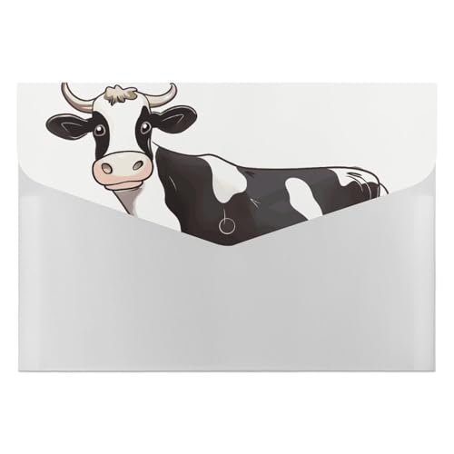 Dairy Cow Aktenordner, Organizer, langlebig, mit 6 Fächern, Ordner für Aktenschrank, Büro, Lebenslauf-Portfolio Dairy Cow Aktenordner, Organizer, langlebig, mit 6 Fächern, Ordner für Aktenschrank, Büro, Lebenslauf-Portfolio von DWTJKMS