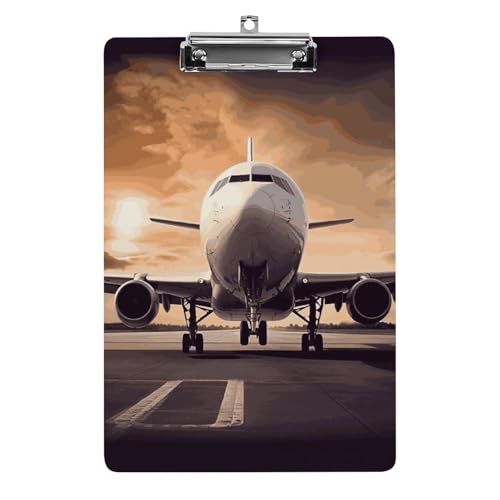 Flugzeug-Klemmbrett, Acryl, niedlich, modisch, dekorativ, 31,8 x 21,6 cm, Standard-A4-Größe, Acryl-Clip für Klassenzimmer, Lehrer, Bürobedarf Flugzeug-Klemmbrett, Acryl, niedlich, modisch, dekorativ, 31,8 x 21,6 cm, Standard-A4-Größe, Acryl-Clip für Klassenzimmer, Lehrer, Bürobedarf von DWTJKMS