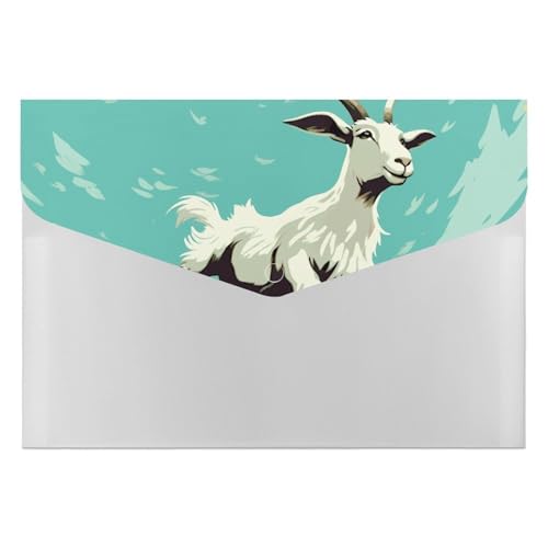 Goat Frolic Aktenordner, Organizer, langlebig, mit 6 Fächern, Ordner für Aktenschrank, Büro, Lebenslauf-Portfolio Goat Frolic Aktenordner, Organizer, langlebig, mit 6 Fächern, Ordner für Aktenschrank, Büro, Lebenslauf-Portfolio von DWTJKMS