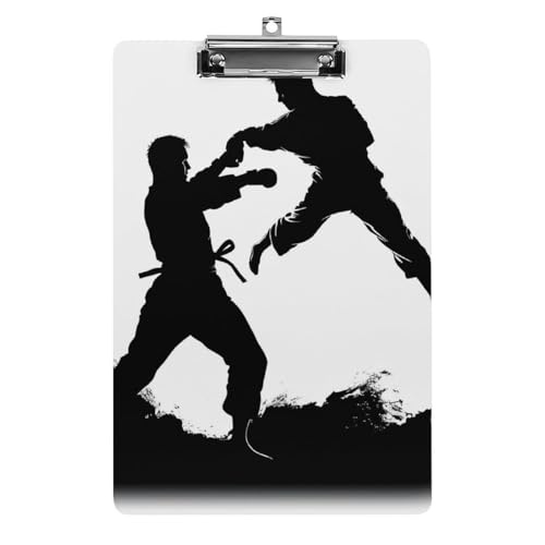 Kickbox-Klemmbrett, Acryl, niedlich, modisch, dekorativ, 31,8 x 21,6 cm, Standard-A4-Größe, Acryl-Clip für Klassenzimmer, Lehrer, Bürobedarf Kickbox-Klemmbrett, Acryl, niedlich, modisch, dekorativ, 31,8 x 21,6 cm, Standard-A4-Größe, Acryl-Clip für Klassenzimmer, Lehrer, Bürobedarf von DWTJKMS