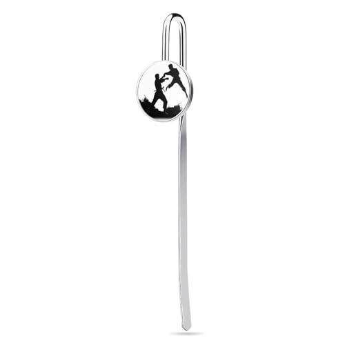 Kickboxing Metall-Lesezeichen, einzigartige Geschenke, Lesezeichen, Haarnadel, Haken, Lesegeräte, für Buchliebhaber, Schriftsteller, Leser, Männer, Frauen Kickboxing Metall-Lesezeichen, einzigartige Geschenke, Lesezeichen, Haarnadel, Haken, Lesegeräte, für Buchliebhaber, Schriftsteller, Leser, Männer, Frauen von DWTJKMS