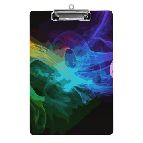 Klemmbrett aus Acryl, niedlich, modisch, dekorativ, 31,8 x 21,6 cm, Standard-A4-Größe, Acryl-Clip für Klassenzimmer, Lehrer, Bürobedarf Klemmbrett aus Acryl, niedlich, modisch, dekorativ, 31,8 x 21,6 cm, Standard-A4-Größe, Acryl-Clip für Klassenzimmer, Lehrer, Bürobedarf von DWTJKMS