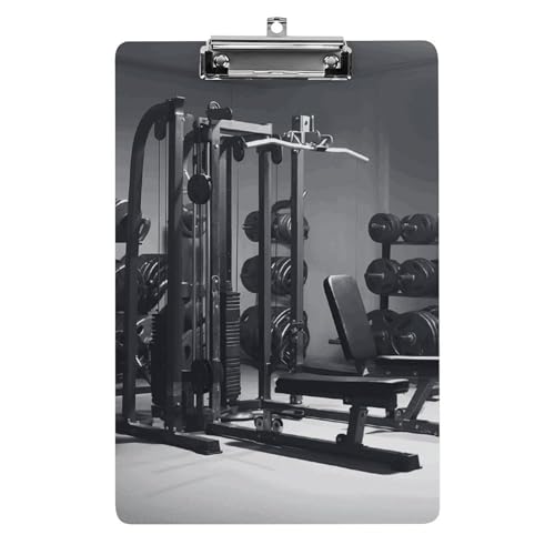 Klemmbrett für Fitnessgeräte, Acryl, niedlich, modisch, dekorativ, 31,8 x 21,6 cm, Standard-A4-Größe, Acryl-Clip für Klassenzimmer, Lehrer, Bürobedarf Klemmbrett für Fitnessgeräte, Acryl, niedlich, modisch, dekorativ, 31,8 x 21,6 cm, Standard-A4-Größe, Acryl-Clip für Klassenzimmer, Lehrer, Bürobedarf von DWTJKMS