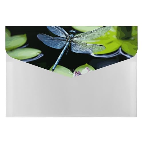 Libelle fliegt über Aktenordner, Organizer, langlebiges Aktenportfolio mit 6 Fächern, Ordner für Aktenschrank, Büro, Lebenslauf-Portfolio Libelle fliegt über Aktenordner, Organizer, langlebiges Aktenportfolio mit 6 Fächern, Ordner für Aktenschrank, Büro, Lebenslauf-Portfolio von DWTJKMS