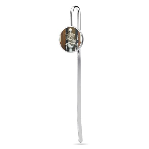 Lustiges Skelett Badezimmer Leinwand Metall Lesezeichen Einzigartige Geschenke Lesezeichen Haarnadel Haken Lesen Lesezeichen für Buchliebhaber, Schriftsteller, Leser, Männer, Frauen Lustiges Skelett Badezimmer Leinwand Metall Lesezeichen Einzigartige Geschenke Lesezeichen Haarnadel Haken Lesen Lesezeichen für Buchliebhaber, Schriftsteller, Leser, Männer, Frauen von DWTJKMS