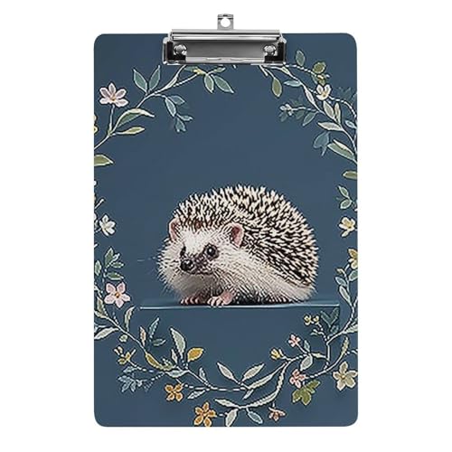 Niedliches kleines Igel-Klemmbrett aus Acryl, niedliches modisches Klemmbrett, dekorativ, 31,8 x 21,6 cm, Standard-A4-Größe, Acryl-Clip für Klassenzimmer, Lehrer, Bürobedarf Niedliches kleines Igel-Klemmbrett aus Acryl, niedliches modisches Klemmbrett, dekorativ, 31,8 x 21,6 cm, Standard-A4-Größe, Acryl-Clip für Klassenzimmer, Lehrer, Bürobedarf von DWTJKMS