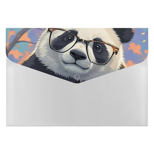 Panda Aktenordner mit geneigtem Kopf, langlebig, mit 6 Fächern, Ordner für Aktenschrank, Büro, Lebenslauf-Portfolio Panda Aktenordner mit geneigtem Kopf, langlebig, mit 6 Fächern, Ordner für Aktenschrank, Büro, Lebenslauf-Portfolio von DWTJKMS