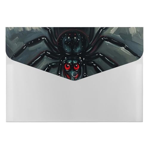 Scary Spider Aktenordner, Organizer, langlebig, mit 6 Fächern, Ordner für Aktenschrank, Büro, Lebenslauf-Portfolio Scary Spider Aktenordner, Organizer, langlebig, mit 6 Fächern, Ordner für Aktenschrank, Büro, Lebenslauf-Portfolio von DWTJKMS