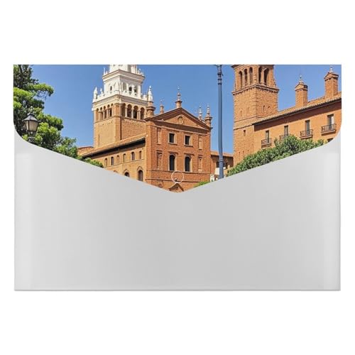 Spanische Städte Aktenordner, Organizer, langlebiges Aktenportfolio mit 6 Fächern, Ordner für Aktenschrank, Büro, Lebenslauf-Portfolio Spanische Städte Aktenordner, Organizer, langlebiges Aktenportfolio mit 6 Fächern, Ordner für Aktenschrank, Büro, Lebenslauf-Portfolio von DWTJKMS