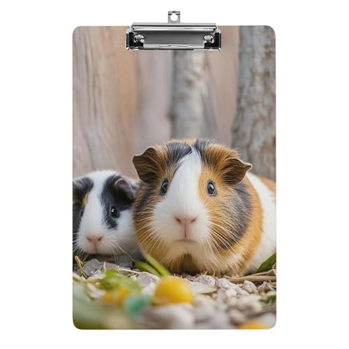 Süßes Meerschweinchen-Klemmbrett aus Acryl, niedliches modisches Klemmbrett, dekorativ, 31,8 x 21,6 cm, Standard-A4-Größe, Acryl-Clip für Klassenzimmer, Lehrer, Bürobedarf Süßes Meerschweinchen-Klemmbrett aus Acryl, niedliches modisches Klemmbrett, dekorativ, 31,8 x 21,6 cm, Standard-A4-Größe, Acryl-Clip für Klassenzimmer, Lehrer, Bürobedarf von DWTJKMS
