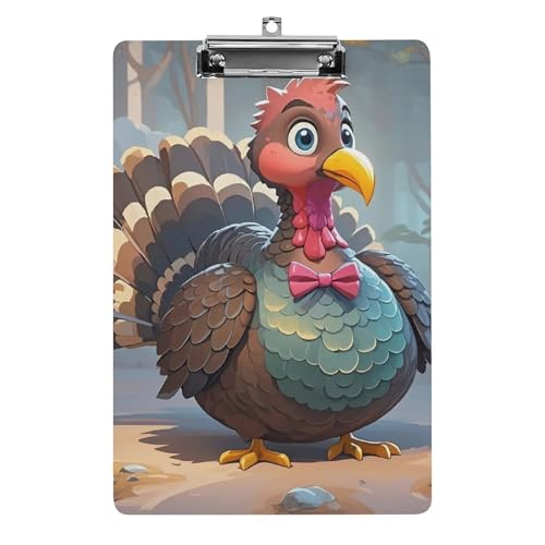 Türkei-Dekoration, Klemmbrett, Acryl, niedlich, modisch, dekorativ, 31,8 x 21,6 cm, Standard-A4-Größe, Acryl-Clip für Klassenzimmer, Lehrer, Bürobedarf Türkei-Dekoration, Klemmbrett, Acryl, niedlich, modisch, dekorativ, 31,8 x 21,6 cm, Standard-A4-Größe, Acryl-Clip für Klassenzimmer, Lehrer, Bürobedarf von DWTJKMS