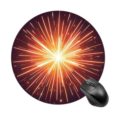 Explosion Firework 3D-Mauspad mit genähtem Rand, Computer-Maus, rutschfest, Gummi-Mauspad, Schutz für Laptop, Büro oder Zuhause Explosion Firework 3D-Mauspad mit genähtem Rand, Computer-Maus, rutschfest, Gummi-Mauspad, Schutz für Laptop, Büro oder Zuhause von DWVSFJM