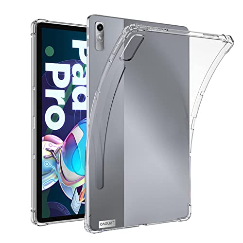 DWaybox Hülle für Lenovo Tab P11 Pro Gen 2/Tab P11 Pro (2nd Gen) 2022 11 Zoll, stoßfest, stoßfest, flexibel, kratzfest, transparent, TPU-Schutzhülle, transparent von DWaybox