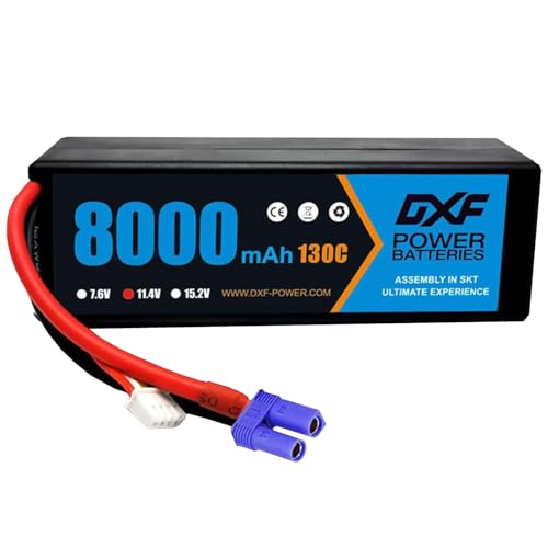 DXF 3S Lipo Akku 11,4V 8000mAh 130C Hardcase Batterie mit Deans EC5 Stecker für RC Evader BX Auto Car Truck LKW Truggy RC Hobby DXF 3S Lipo Akku 11,4V 8000mAh 130C Hardcase Batterie mit Deans EC5 Stecker für RC Evader BX Auto Car Truck LKW Truggy RC Hobby von DXF