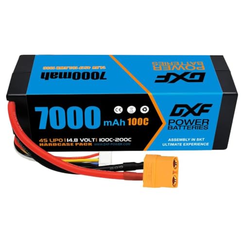 DXF 1 Packungen lipo 4s akku - powerhouse für rc-fahrzeuge: 14.8v, 7000mah, 100c, XT90-stecker - 4s lipo perfekt für emaxx, bandit, losi,u.v.m. - leistungsstarker 4s lipo akku für maximale fahrfreude! DXF 1 Packungen lipo 4s akku - powerhouse für rc-fahrzeuge: 14.8v, 7000mah, 100c, XT90-stecker - 4s lipo perfekt für emaxx, bandit, losi,u.v.m. - leistungsstarker 4s lipo akku für maximale fahrfreude! von DXF