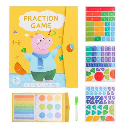 DXLing Bürobedarf Schreibwaren Mathematik Ressourcen 102pcs Bruchrechnen Material Magnetisch Magnetischer Bruchscheiben-Demonstrator Brüche Mathematik Lernmittel Magnetische Bruchfliesen für Kinder DXLing Bürobedarf Schreibwaren Mathematik Ressourcen 102pcs Bruchrechnen Material Magnetisch Magnetischer Bruchscheiben-Demonstrator Brüche Mathematik Lernmittel Magnetische Bruchfliesen für Kinder von DXLing