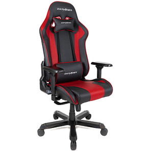 DXRacer Gaming Stuhl K-Serie, OH-KA99-NR Kunstleder rot, Gestell schwarz von DXRacer