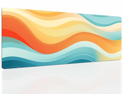 Schreibtischunterlage Modern, Gaming Mauspad Klein 600x300x4mm XL Mousepad Gaming, Tischunterlage Schreibtisch Large Size Wasserdicht rutschfeste, Desk Mat Vernähte Kanten für Pc Laptop 723 Schreibtischunterlage Modern, Gaming Mauspad Klein 600x300x4mm XL Mousepad Gaming, Tischunterlage Schreibtisch Large Size Wasserdicht rutschfeste, Desk Mat Vernähte Kanten für Pc Laptop 723 von DXomhl