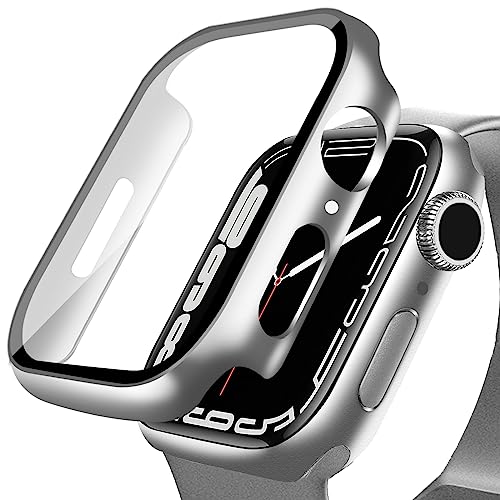 【2 Stücke】 DYAOLE Apple Watch Schutzhülle Kompatibel mit Apple Watch SE2/SE/6/5/4,Displayschutz PC schutzhülle für Apple Watch SE2/SE/6/5/4 schutzhülle(40mm,Silber) von DYAOLE