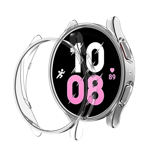 DYAOLE Displayschutzfolie kompatibel mit Samsung Galaxy Watch 6 40 mm, Watch 6 Gehäuse mit Rahmenausschnitt(transparent) von DYAOLE