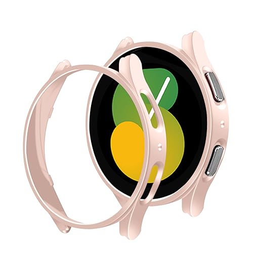 DYAOLE Displayschutzfolie kompatibel mit Samsung Galaxy Watch 6 43 mm, Watch 6 Gehäuse mit Rahmenausschnitt(Rosa) von DYAOLE