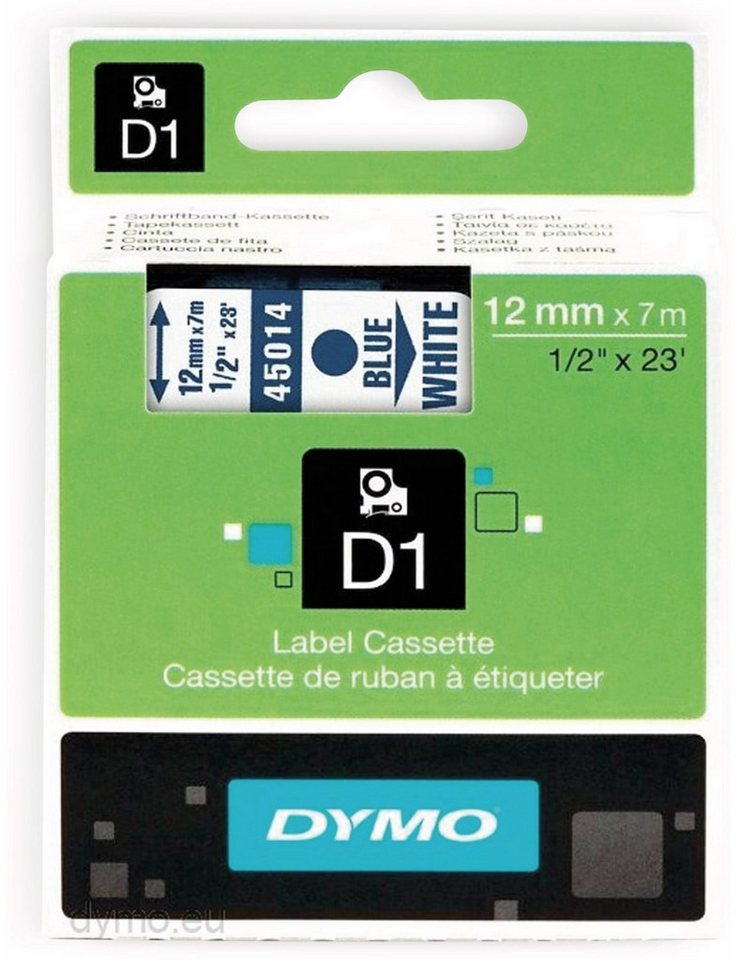 DYMO Beschriftungsgerät DYMO Beschriftungsband D1 für LabelManager, blau von DYMO