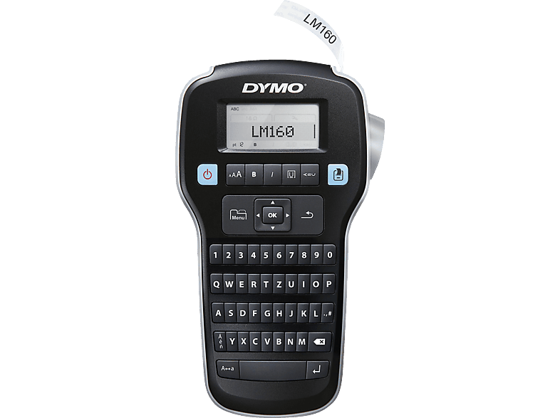 DYMO LabelManager 160 Mobiles Beschriftungsgerät Schwarz/Grau von DYMO