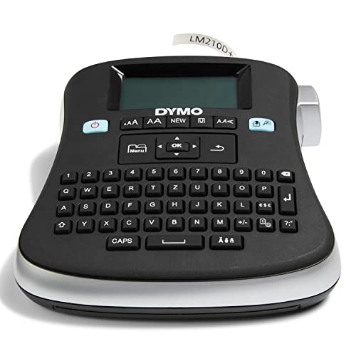 DYMO LabelManager 210D Beschriftungsgerät Etikettiergerät mit QWERTZ Tastatur & großem Grafikdisplay D1 Etiketten in 6, 9, und 12mm Breite von DYMO